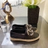 Chanel Flat Espadrilles Black 21553699007678